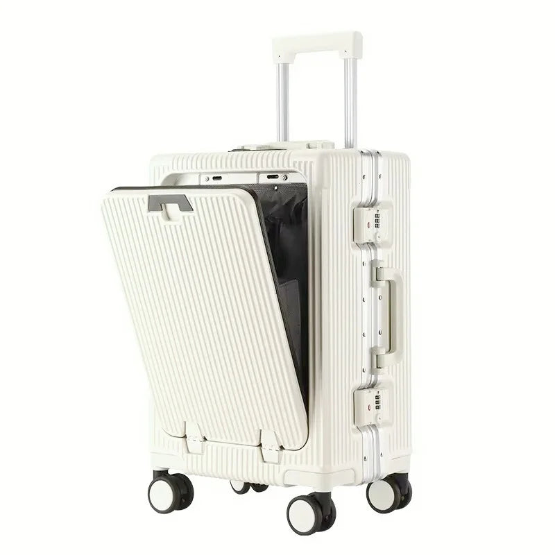 TheJiVibe Voyager Front Access Suitcase