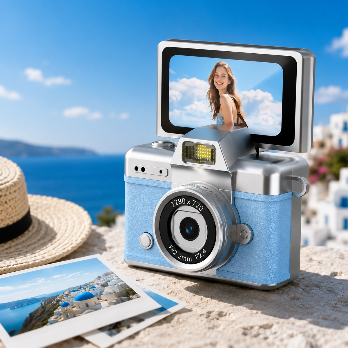 VintageFlip Mini Camera