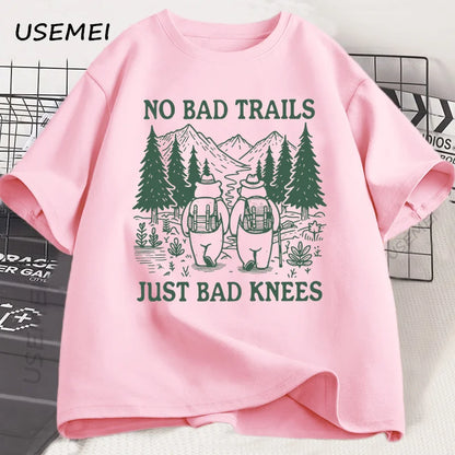 🌲🥾 TheJiVibe "No Bad Trails" Adventure Tee