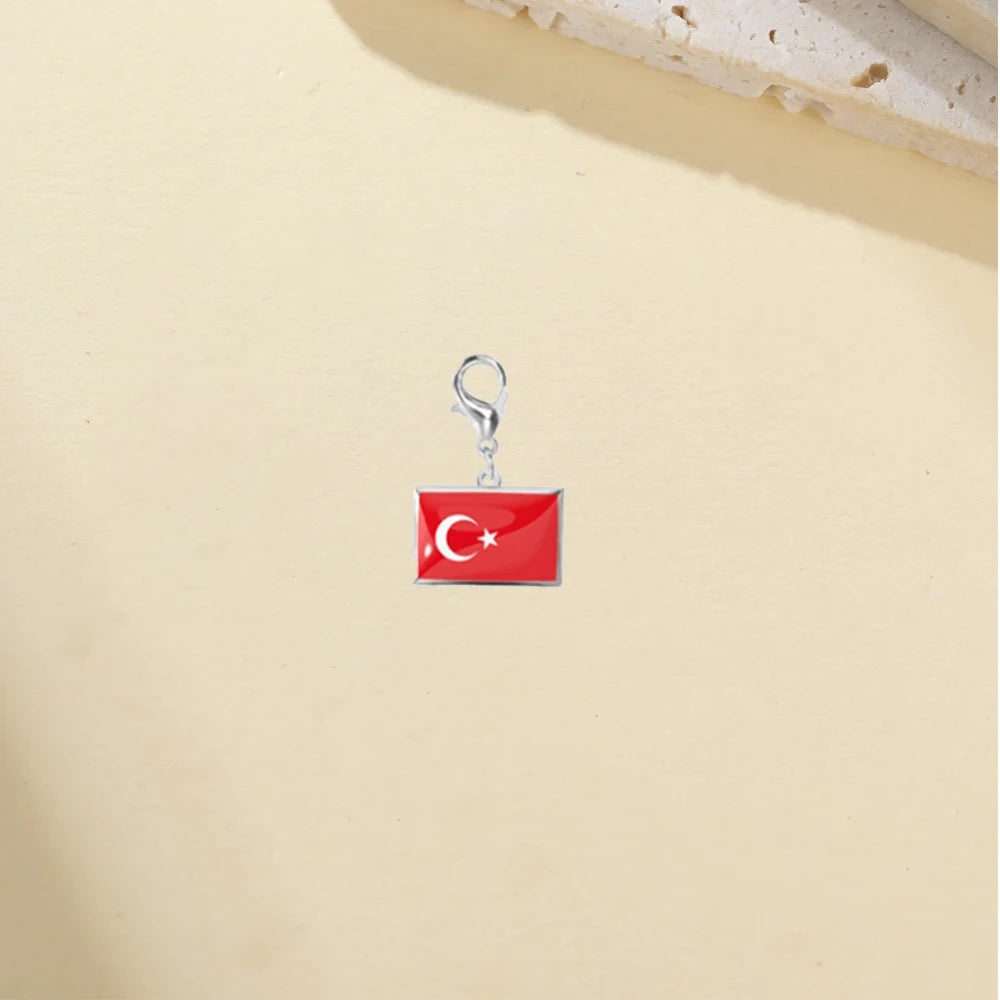 World Flag Travel Charms