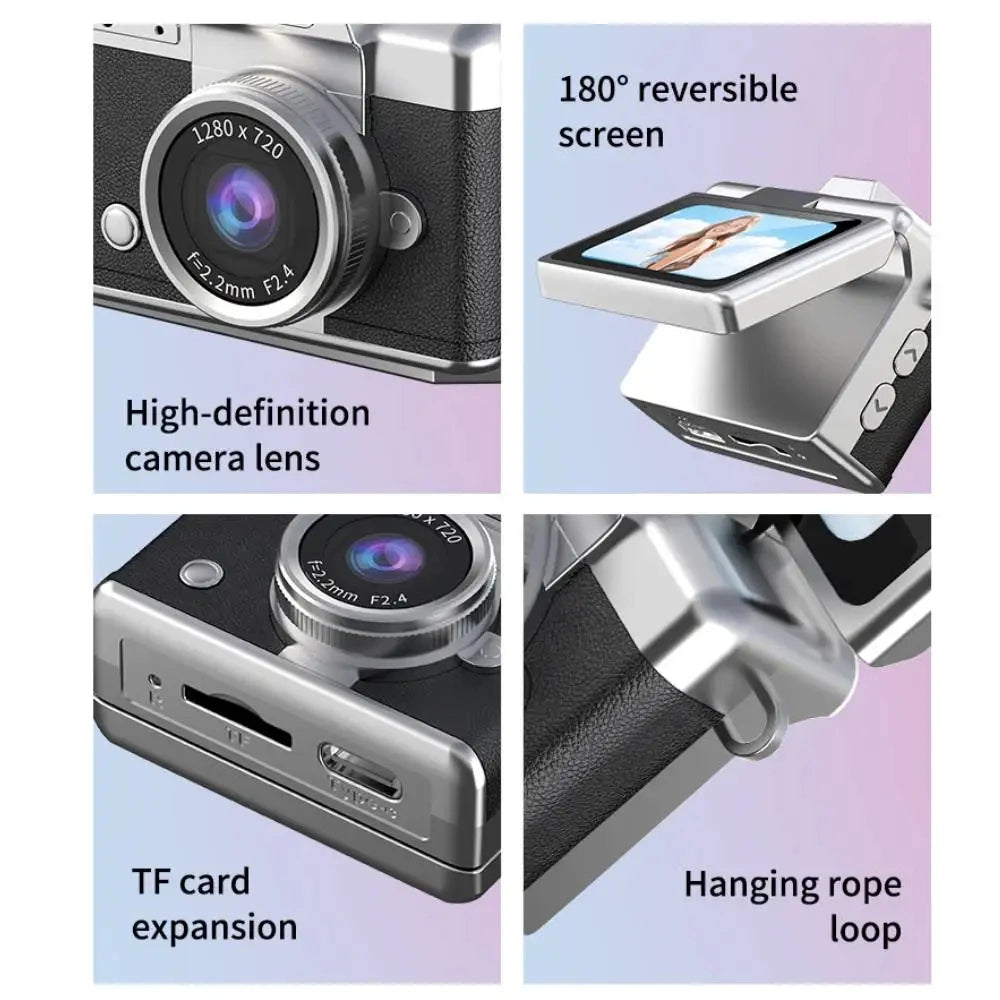 VintageFlip Mini Camera