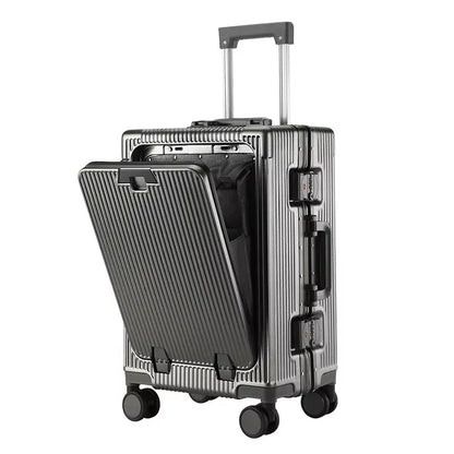 TheJiVibe Voyager Front Access Suitcase