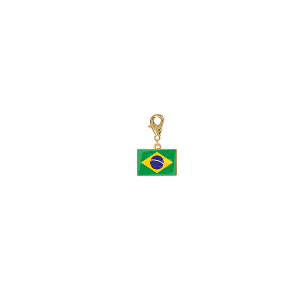 World Flag Travel Charms