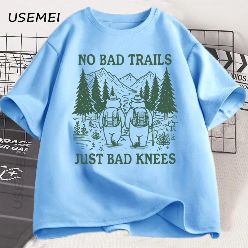 🌲🥾 TheJiVibe "No Bad Trails" Adventure Tee