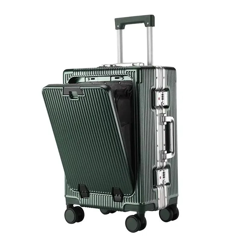 TheJiVibe Voyager Front Access Suitcase