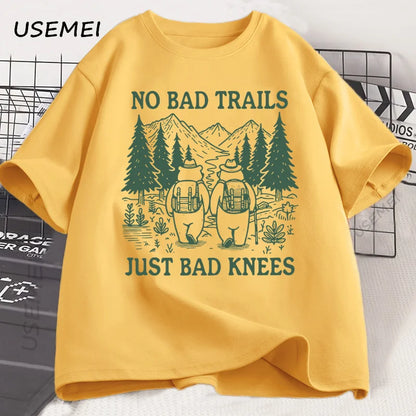 🌲🥾 TheJiVibe "No Bad Trails" Adventure Tee