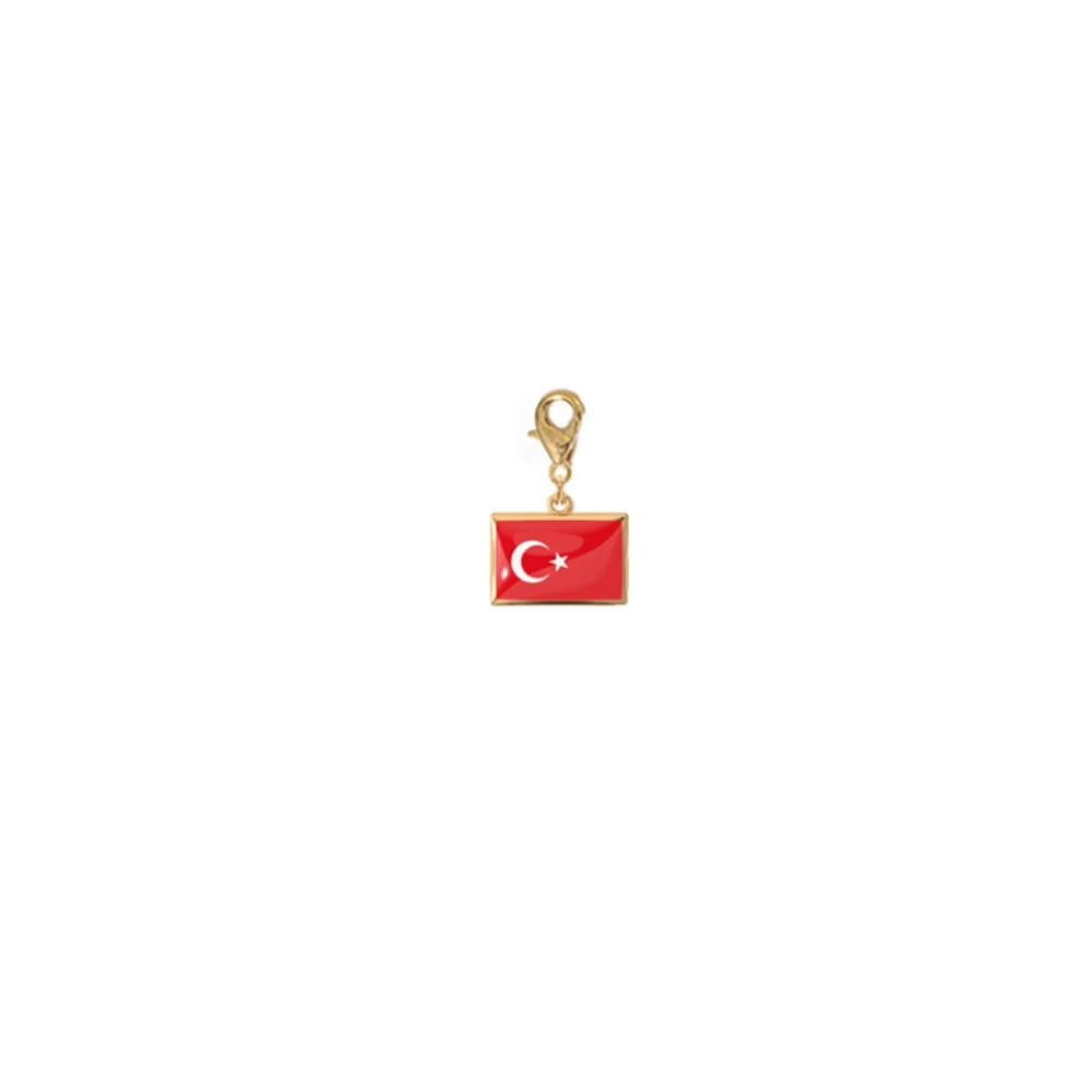 World Flag Travel Charms