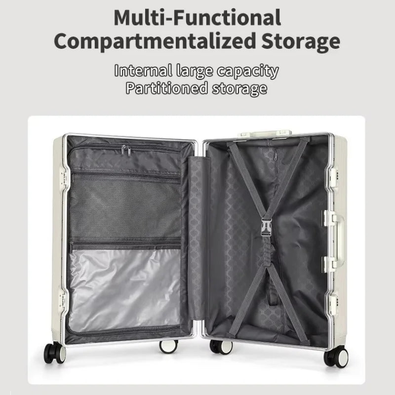 TheJiVibe Voyager Front Access Suitcase