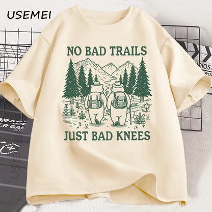 🌲🥾 TheJiVibe "No Bad Trails" Adventure Tee