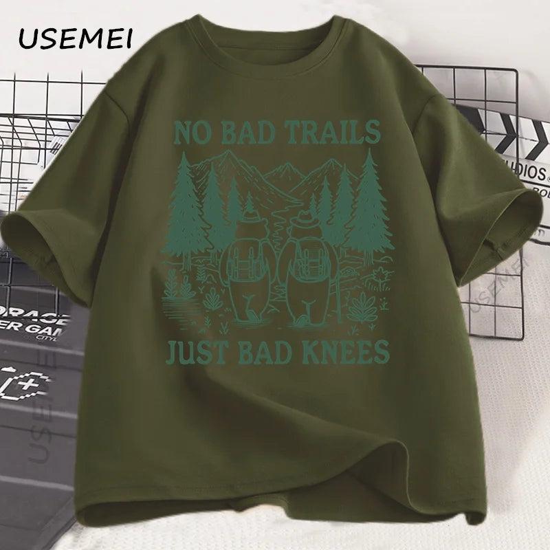 🌲🥾 TheJiVibe "No Bad Trails" Adventure Tee
