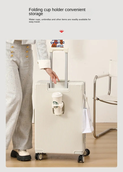 TheJiVibe Voyager Front Access Suitcase
