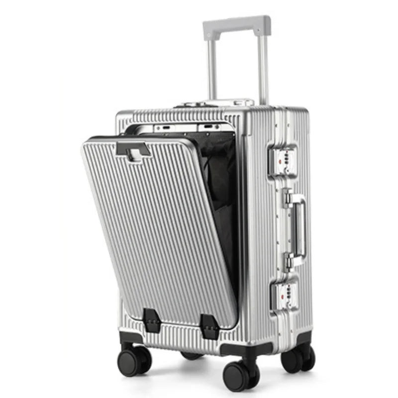 TheJiVibe Voyager Front Access Suitcase
