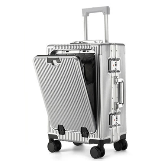 TheJiVibe Voyager Front Access Suitcase