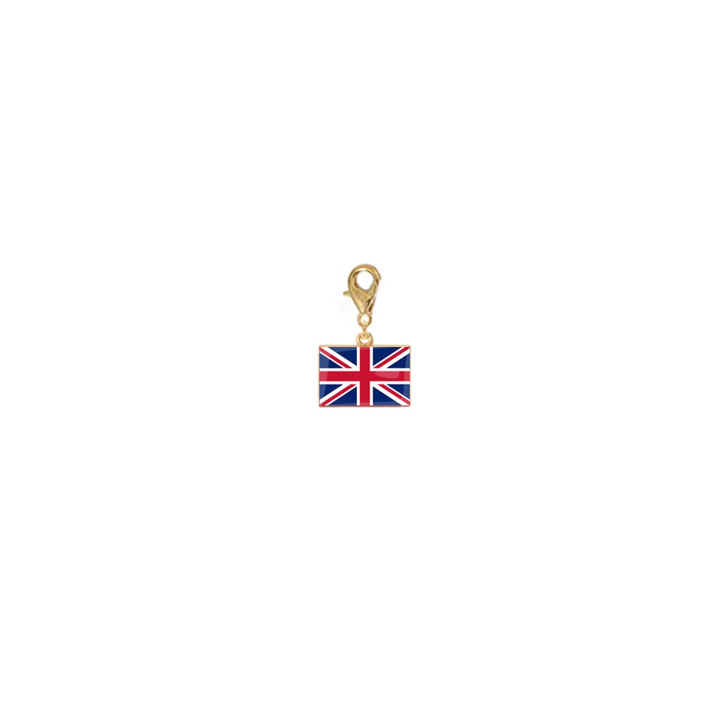 World Flag Travel Charms