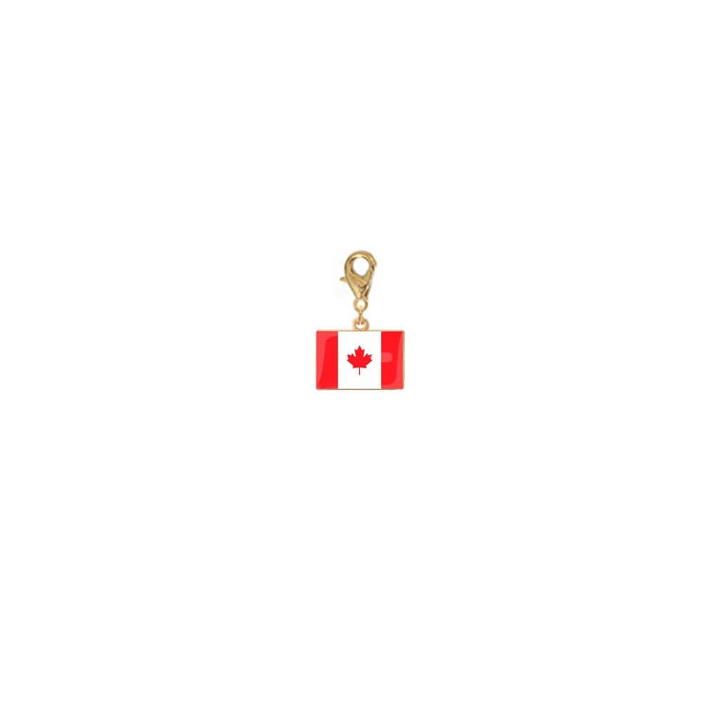 World Flag Travel Charms