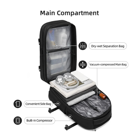 VacuumRoll Pro Travel Backpack